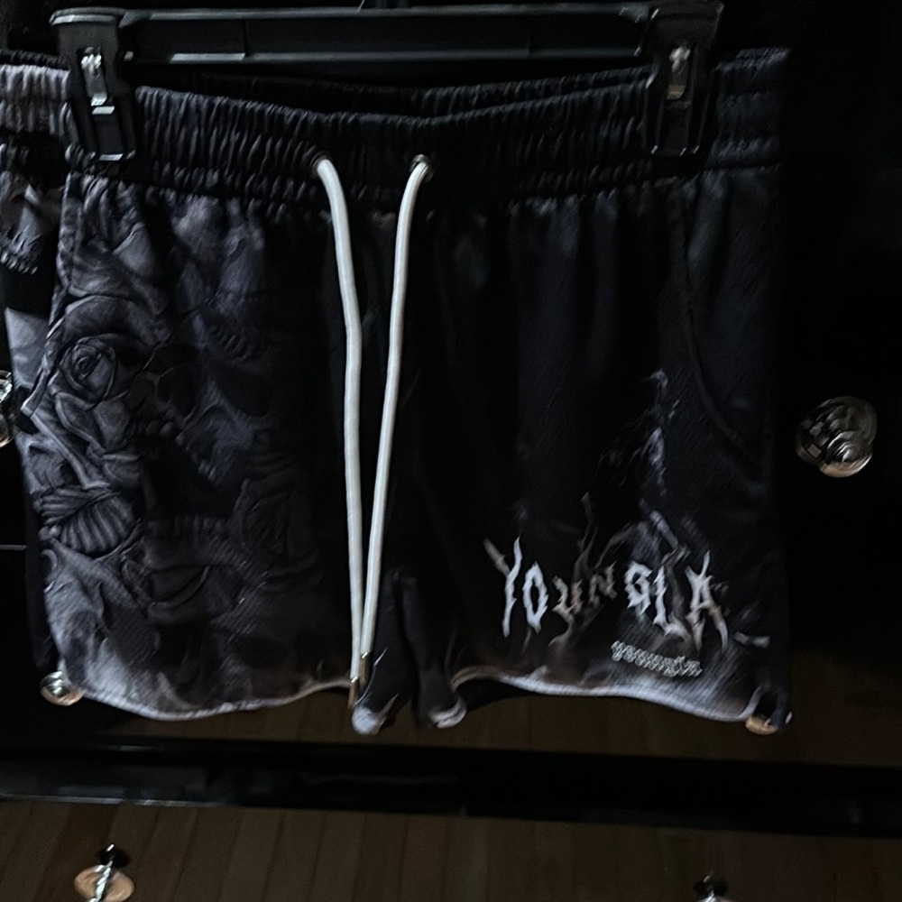 Youngla Black Shorts